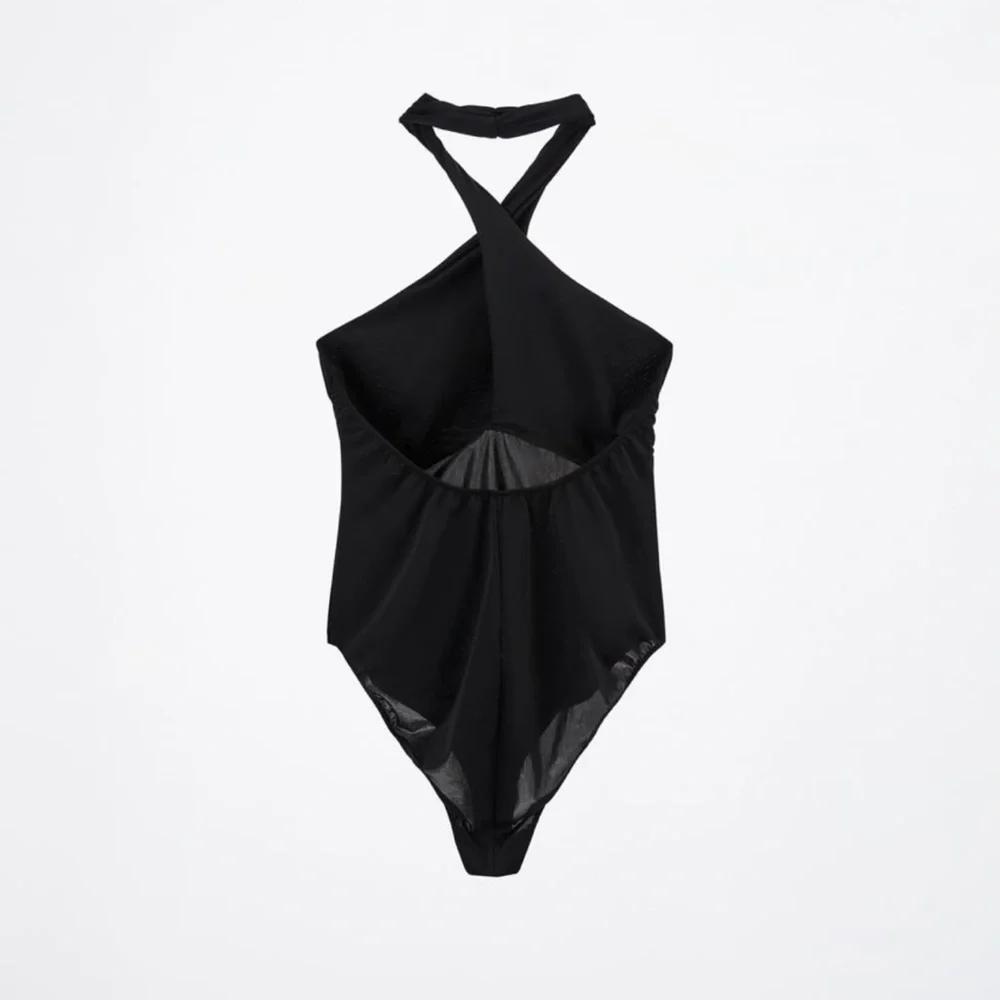 ZARA SLIT DRAPED BODYSUIT
BLACK - Picture 4 of 5